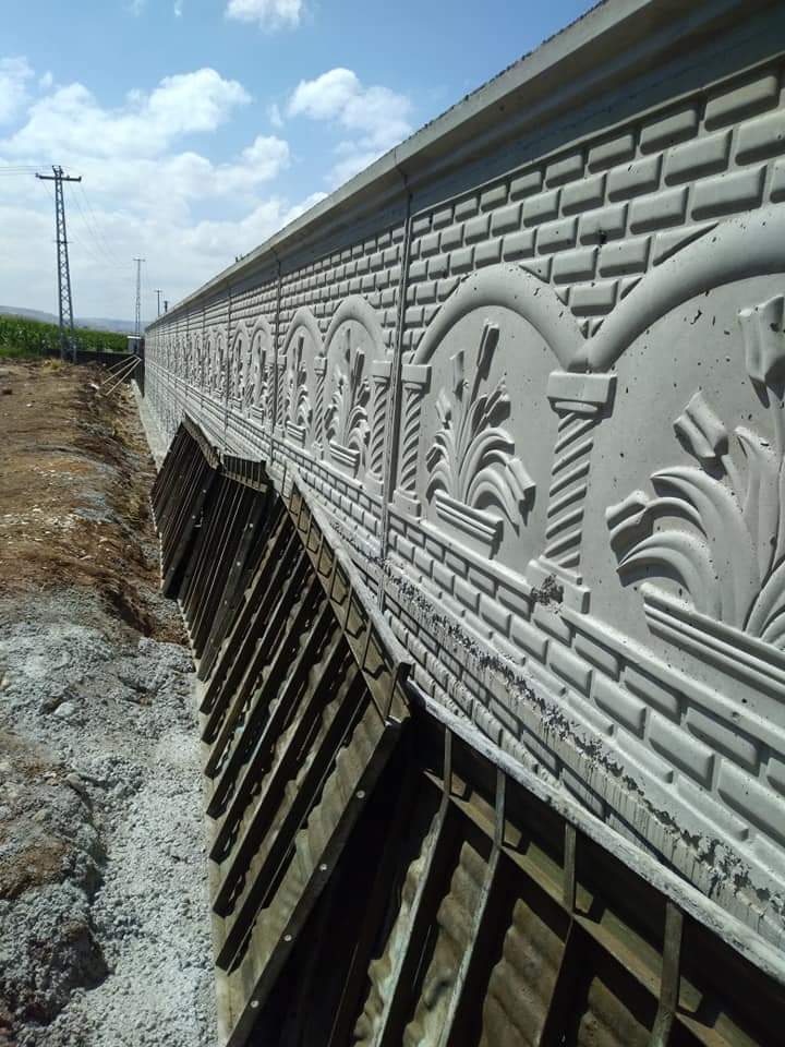 çift katlı beton duvar 